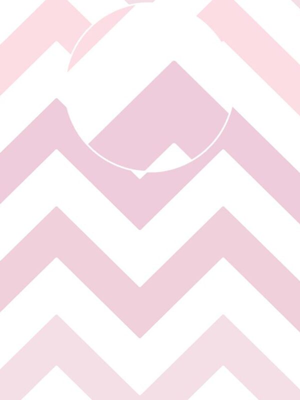 Papel de parede chevron zig zag rosa