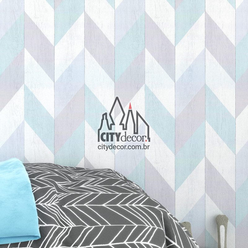 papel de parede chevron madeira azul papel de parede chevron madeira azul