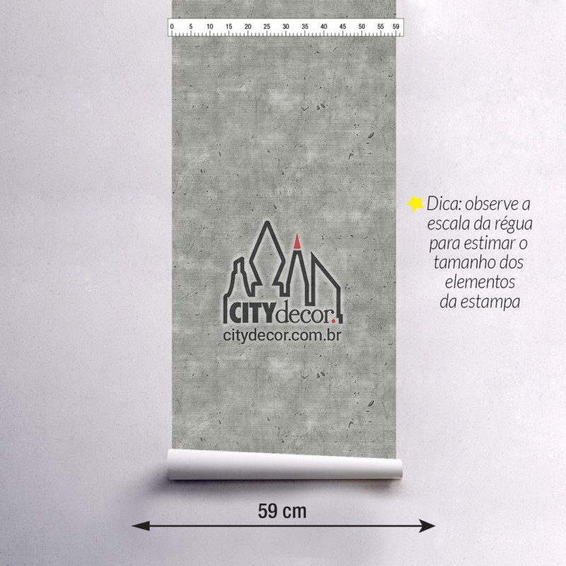 Adesivo papel de parede concreto aparente