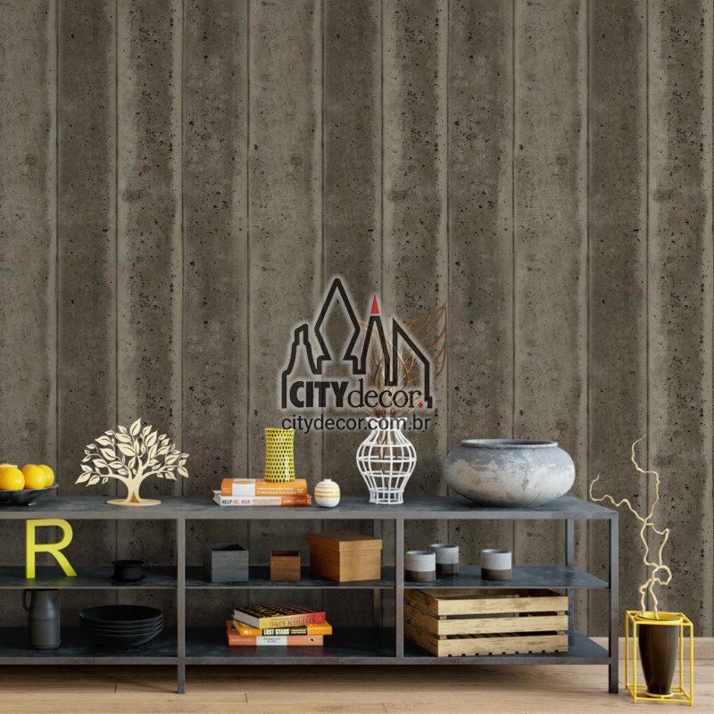 Papel de parede industrial Papel de parede painéis de concreto