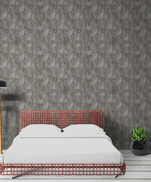 Papel de parede efeito concreto liso para quarto ou sala