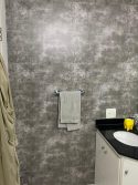 Papel de parede concreto para banheiro