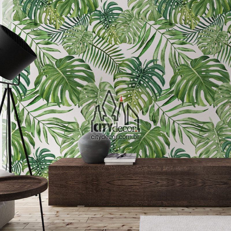 papel de parede folhagem costela de adão papel de parede folhagem costela de adão