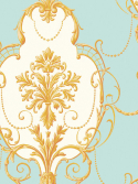 papel de parede damasco Tiffany
