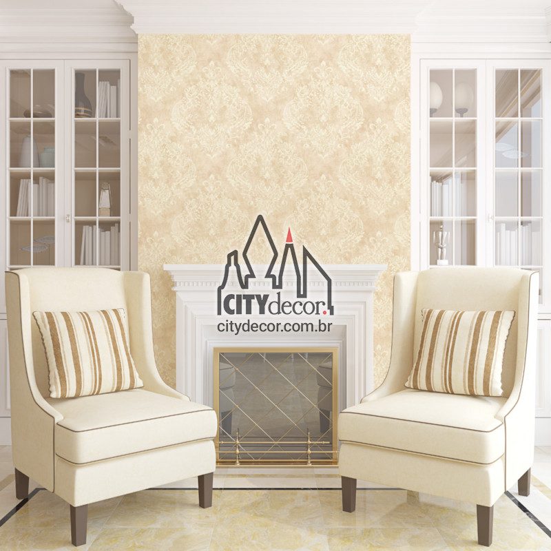 papel de parede damask bege papel de parede damask bege