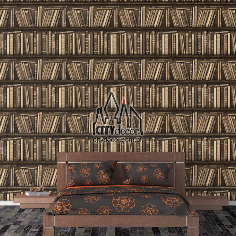 papel de parede livros retrô papel de parede livros retrô