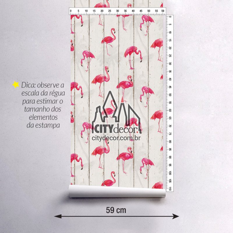 Papel de parede flamingos Papel de parede flamingos