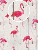 Papel de parede flamingos