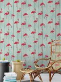 Papel de parede flamingos