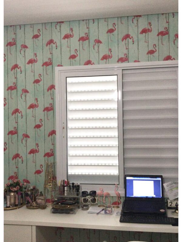 papel de parede flamingos
