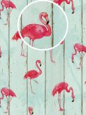 Papel de parede flamingos
