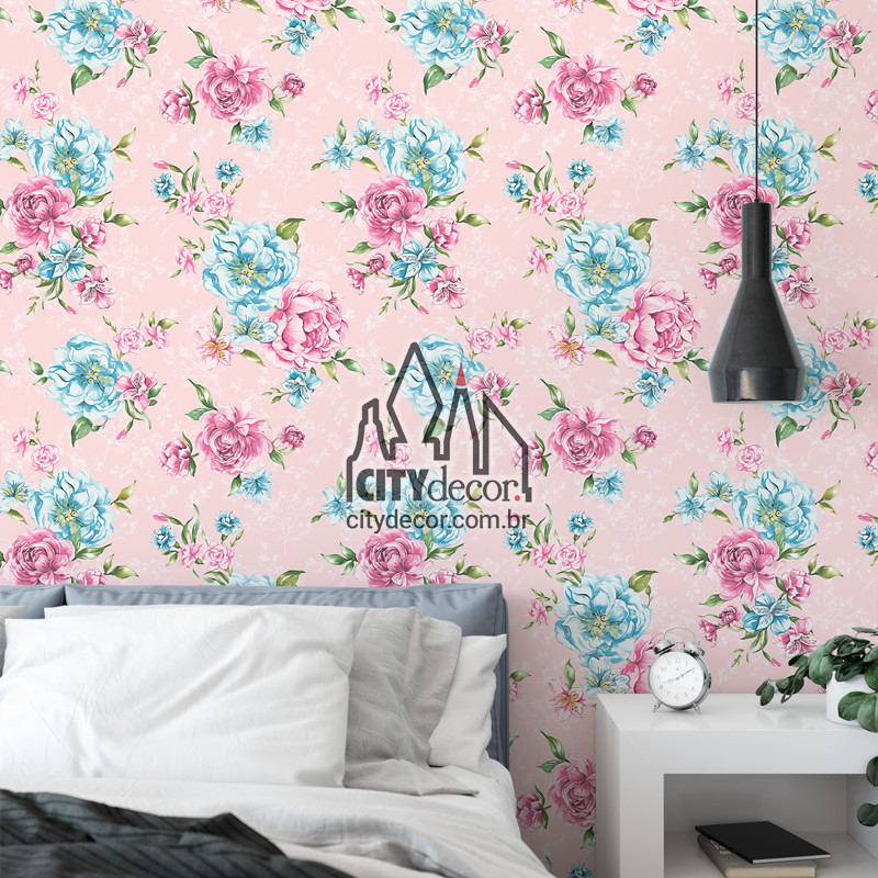 papel de parede floral rosa para quarto papel de parede floral rosa para quarto