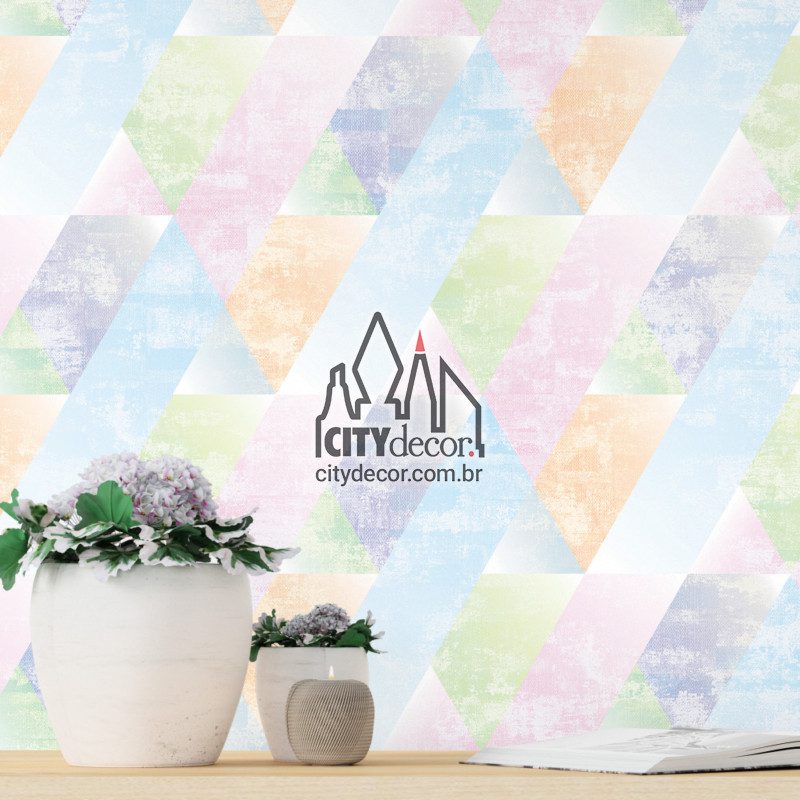 papel de parede geométrico colorido enlace papel de parede geométrico colorido enlace