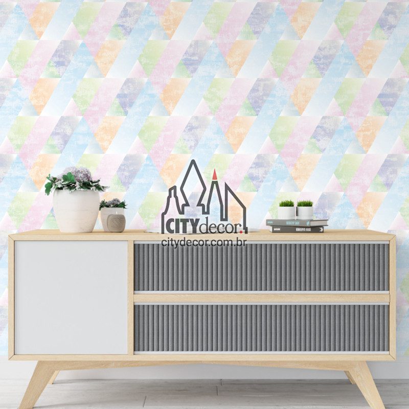 papel de parede geométrico colorido papel de parede geométrico colorido