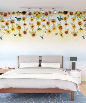 papel de parede girassol