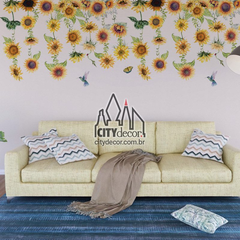 papel de parede girassóis caindo papel de parede girassóis caindo