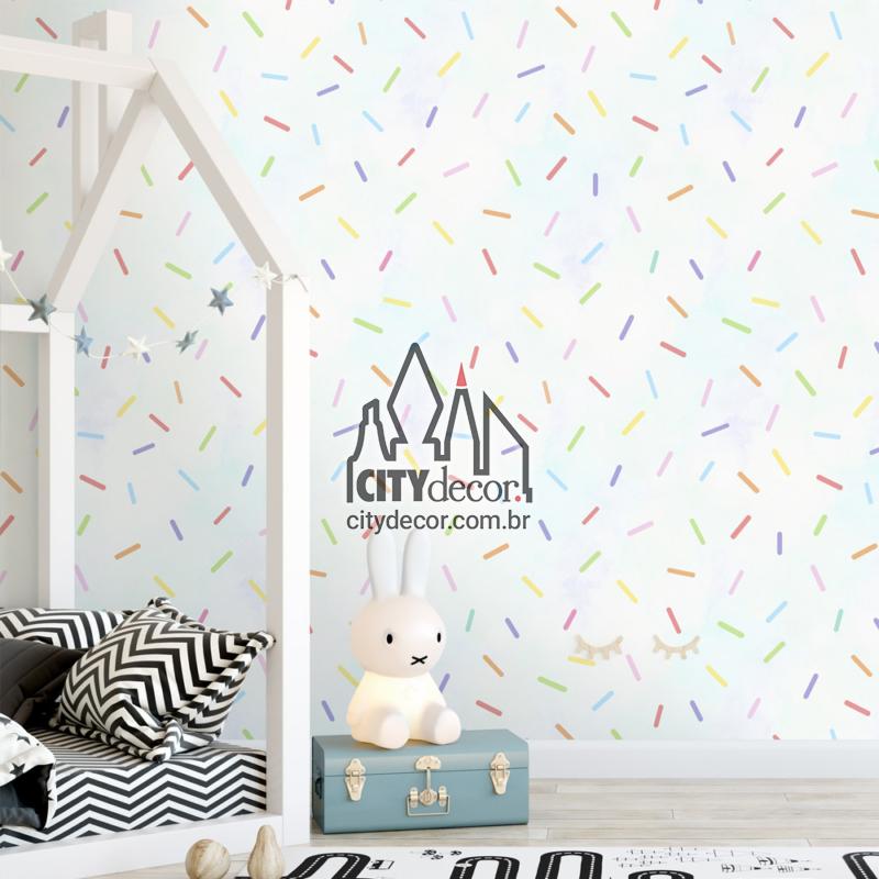 Papel de parede granulado colorido azul Papel de parede granulado colorido azul