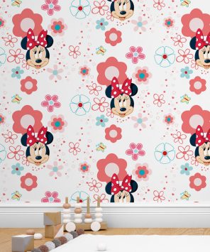 Papel de parede da Minnie para quarto