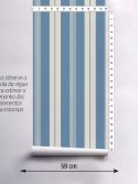 Papel de parede listrado para quarto