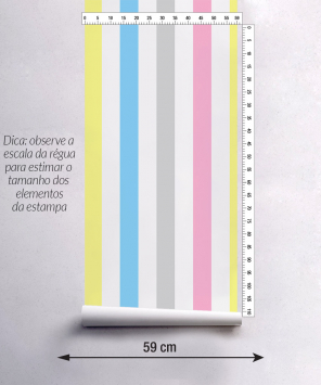 papel de parede colorido para quarto infantil