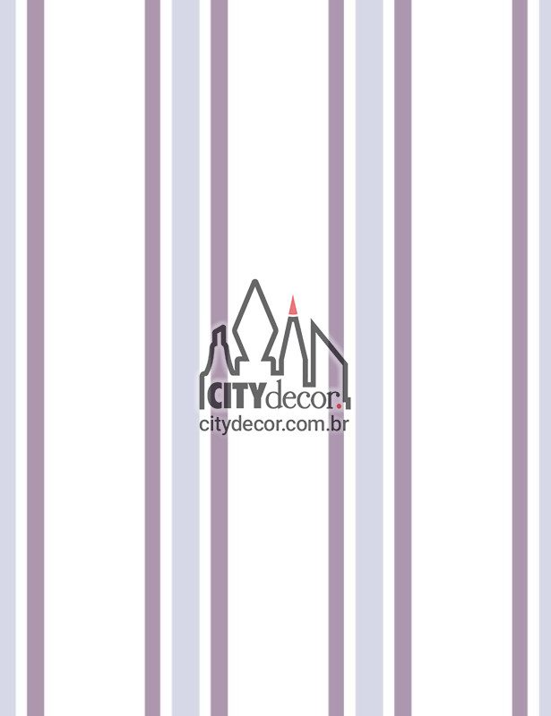 Adesivo papel de parede listrado lavanda
