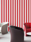 papel de parede listras vermelhas