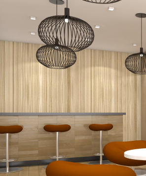 papel de parede madeira para escritório