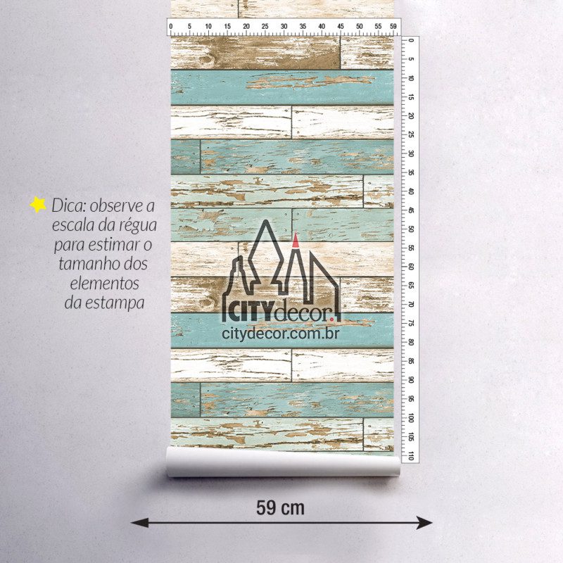 Papel de parede madeira azul Papel de parede madeira azul