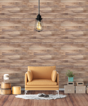 papel de parede ripas de madeira oak