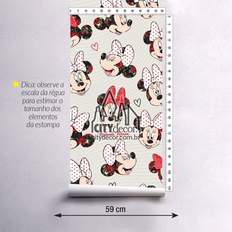 largura do Papel de parede da Minnie