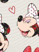 zoom detalhe papel de parede minnie