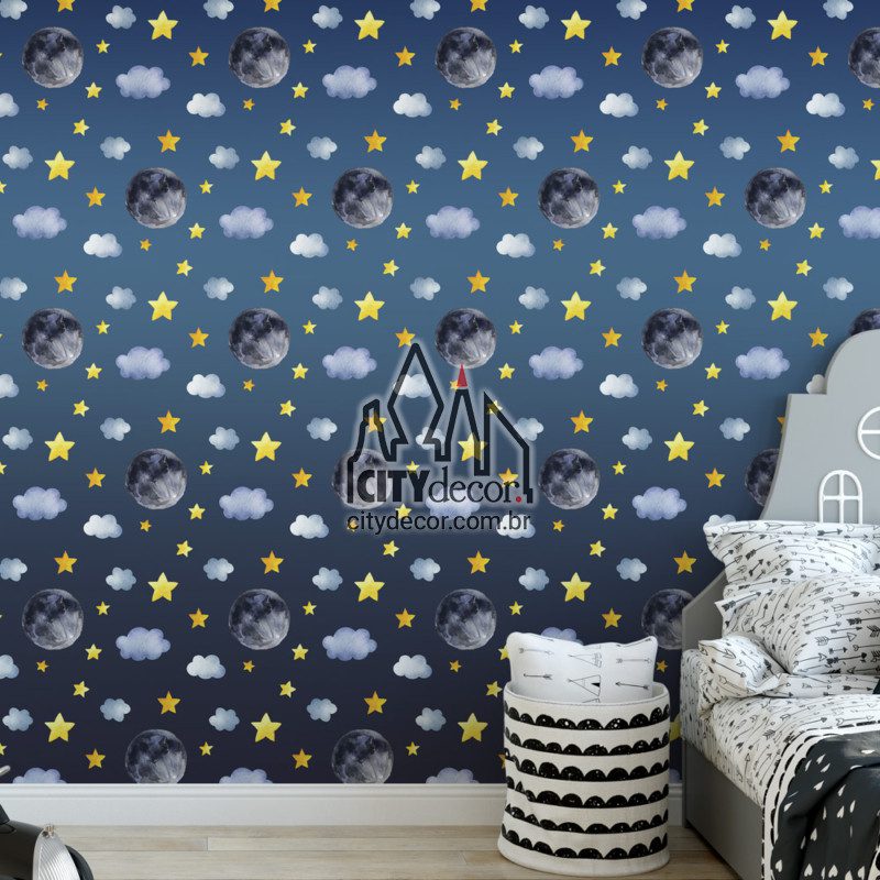 Papel de parede infantil nuvens Papel de parede infantil nuvens