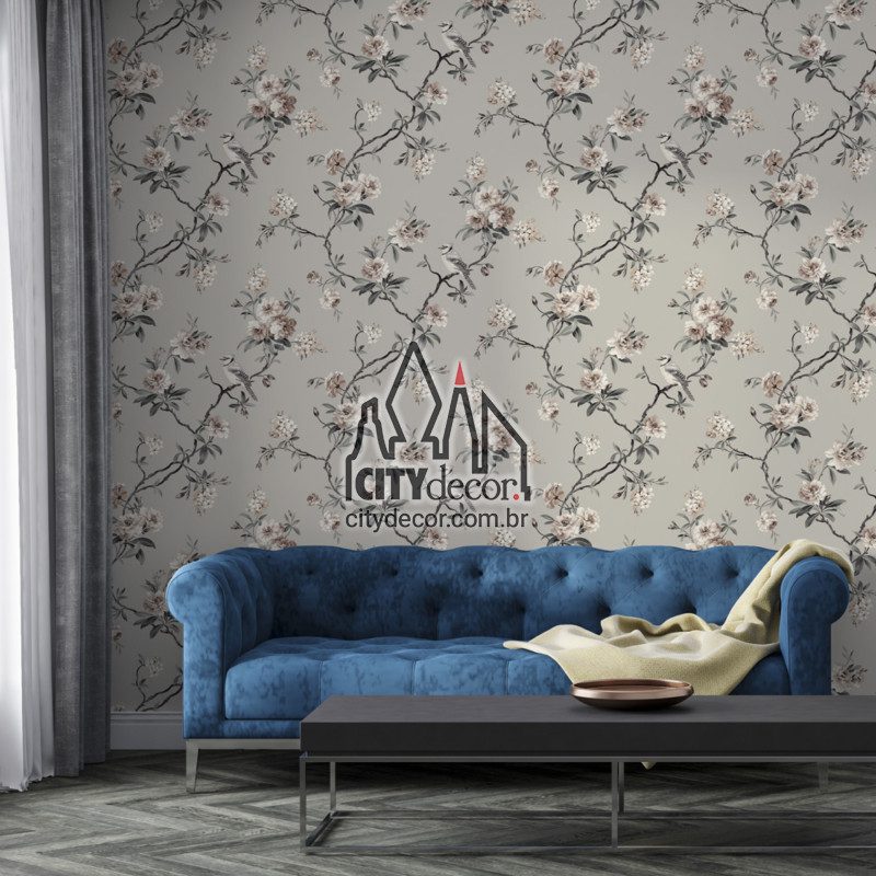 papel de parede floral neutro papel de parede floral neutro
