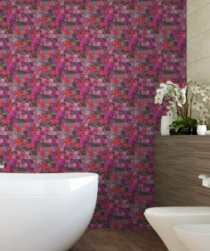 papel de parede pastilha sensação