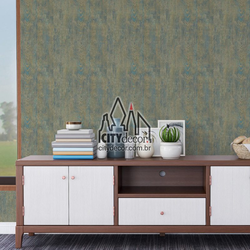 papel de parede madeira pátina azul papel de parede madeira pátina azul