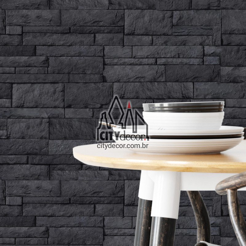 papel de parede pedra filete preta papel de parede pedra filete preta