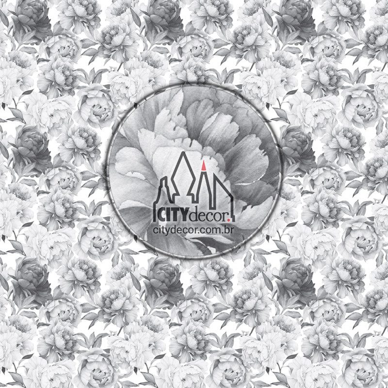 papel de parede peônias cinza papel de parede peônias cinza