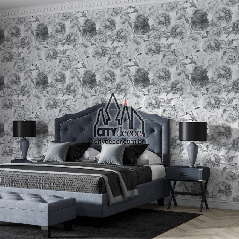 papel de parede peônias preto e branco papel de parede peônias preto e branco