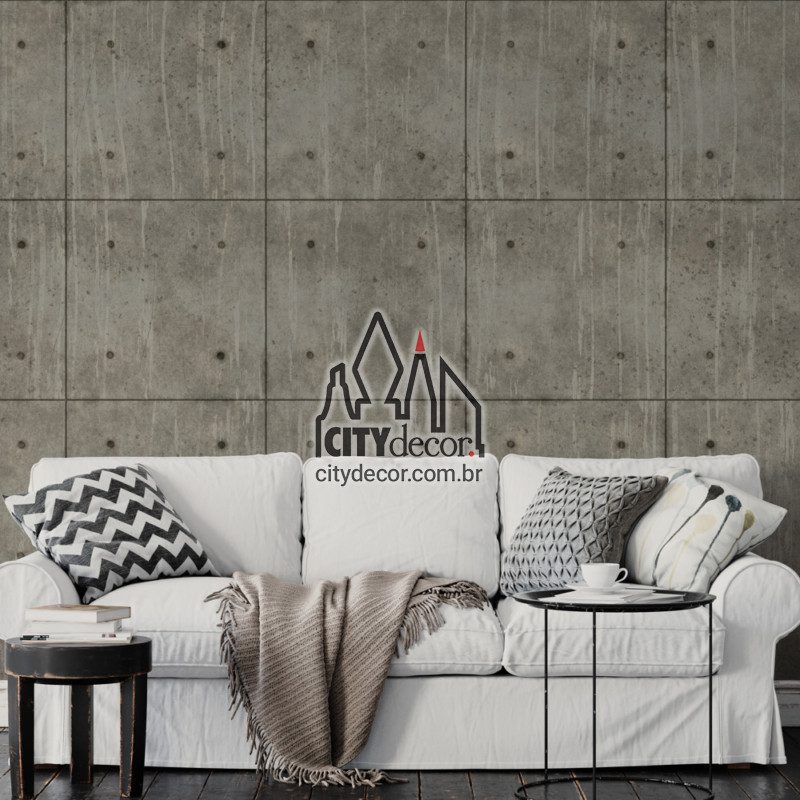Papel de parede industrial placas de concreto Papel de parede industrial placas de concreto