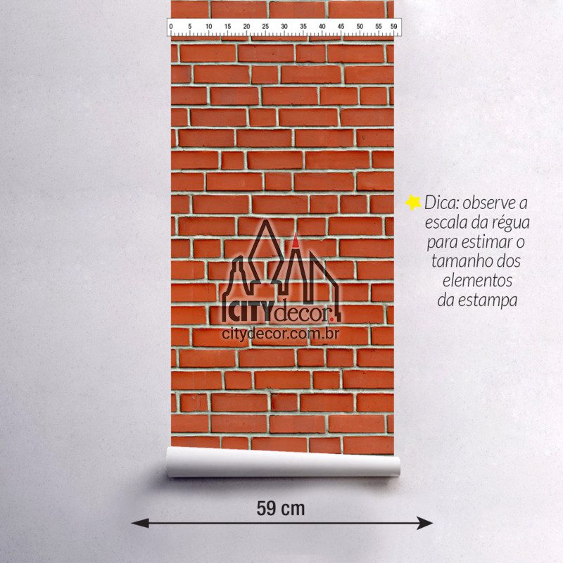 Adesivo papel de parede plaquetas de barro Venezia
