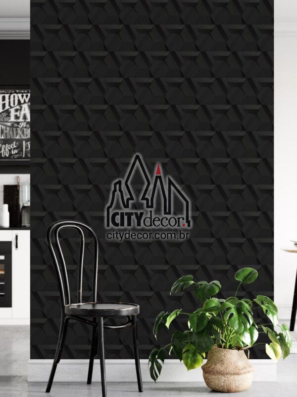 Papel de parede preto para cozinha