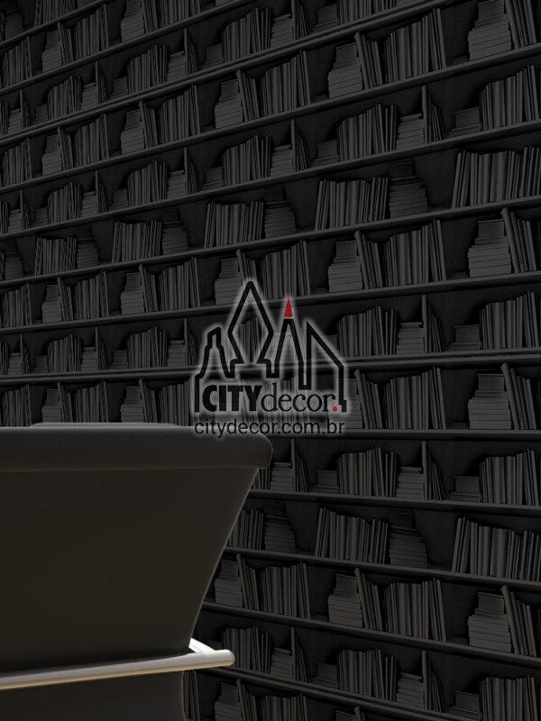 papel de parede preto para escritório