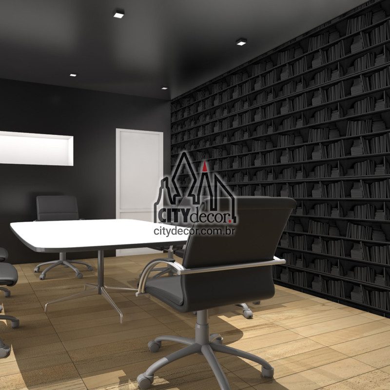 papel de parede preto 3D livros papel de parede preto 3D livros