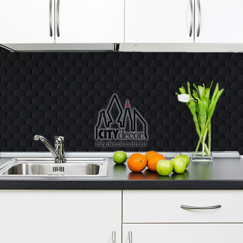 Papel de parede preto 3D Papel de parede preto 3D