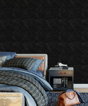 Papel de parede preto para quarto