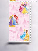 Princesas fundo rosa