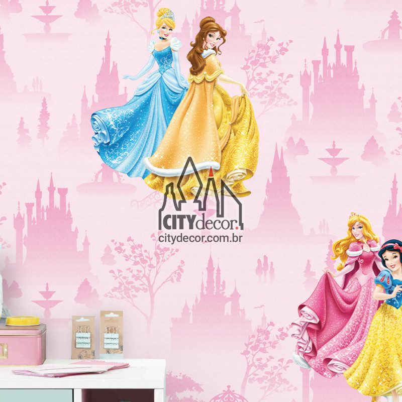 Papel de parede princesas rosa Papel de parede princesas rosa