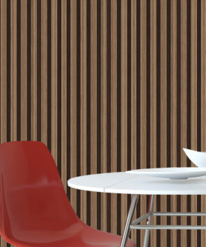 papel de parede madeira ripada