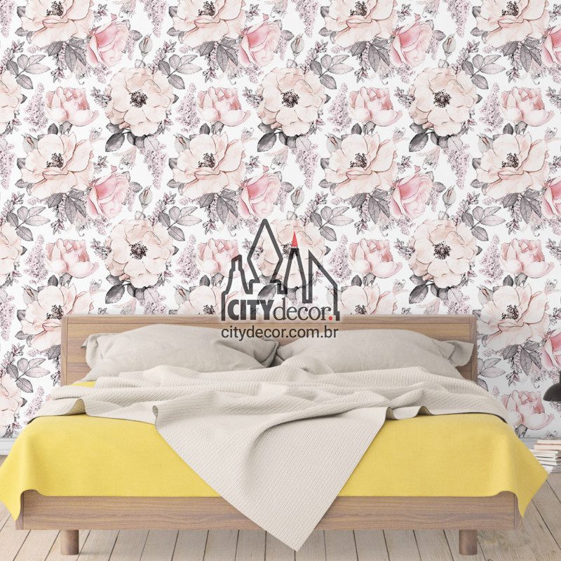 papel de parede rosas mosquetas papel de parede rosas mosquetas