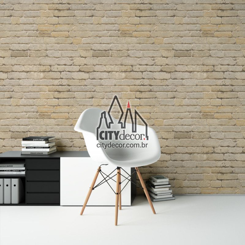 papel-de-parede-tijolinho-aparente-bege-4 Papel de parede tijolinho aparente bege